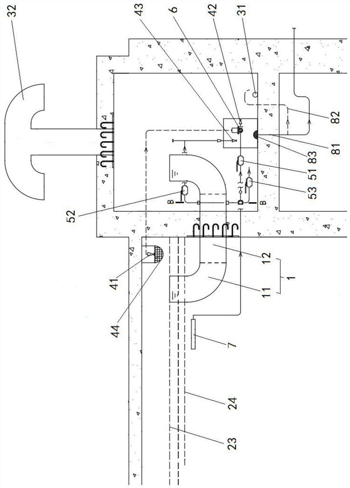 A passive heat conduction device and a secondary side passive cooling system