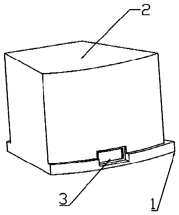 Liquid reagent storage box for centrifugal fluid control and micro-fluidic chip structure