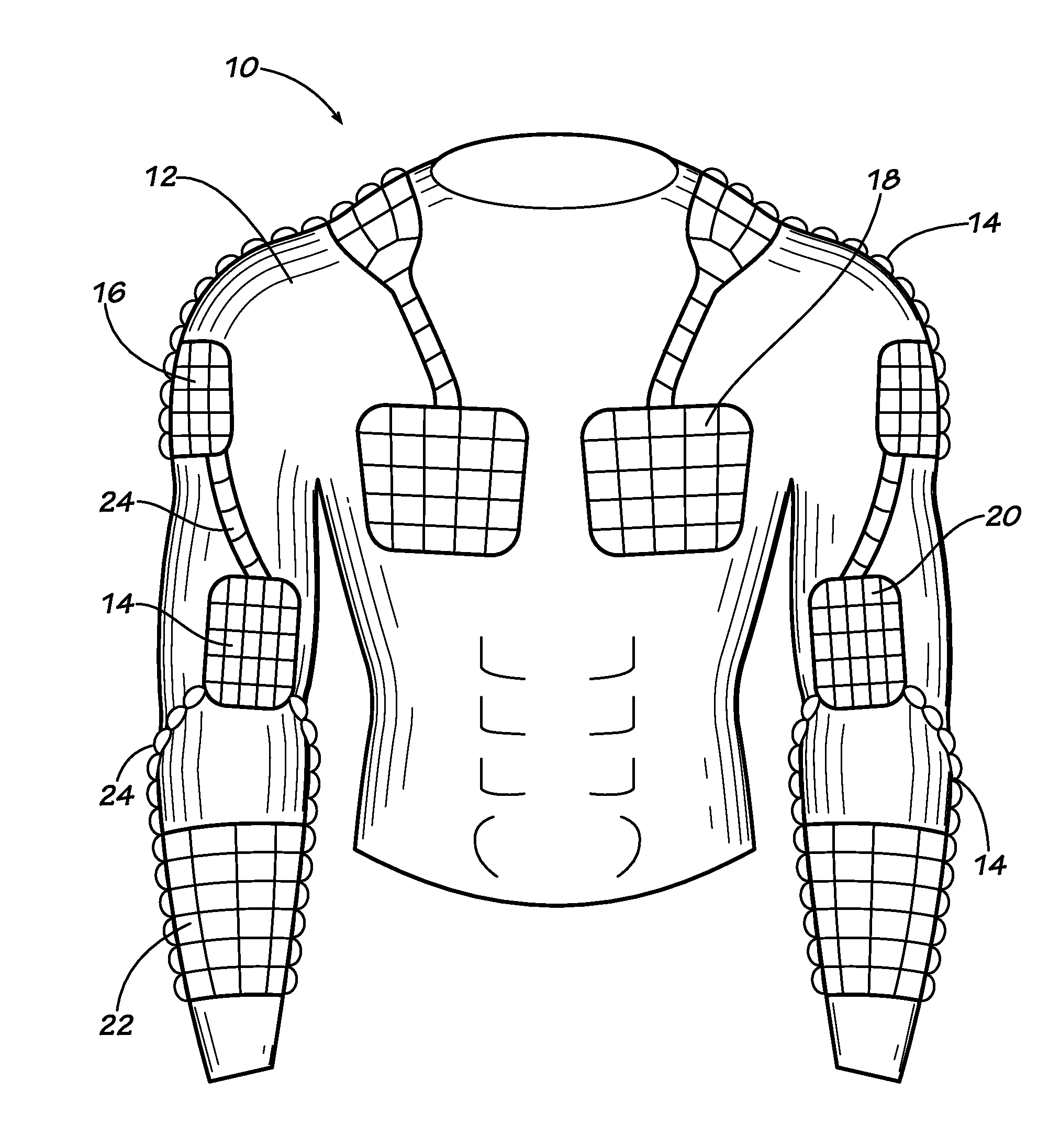 Clothing systems having resistance properties