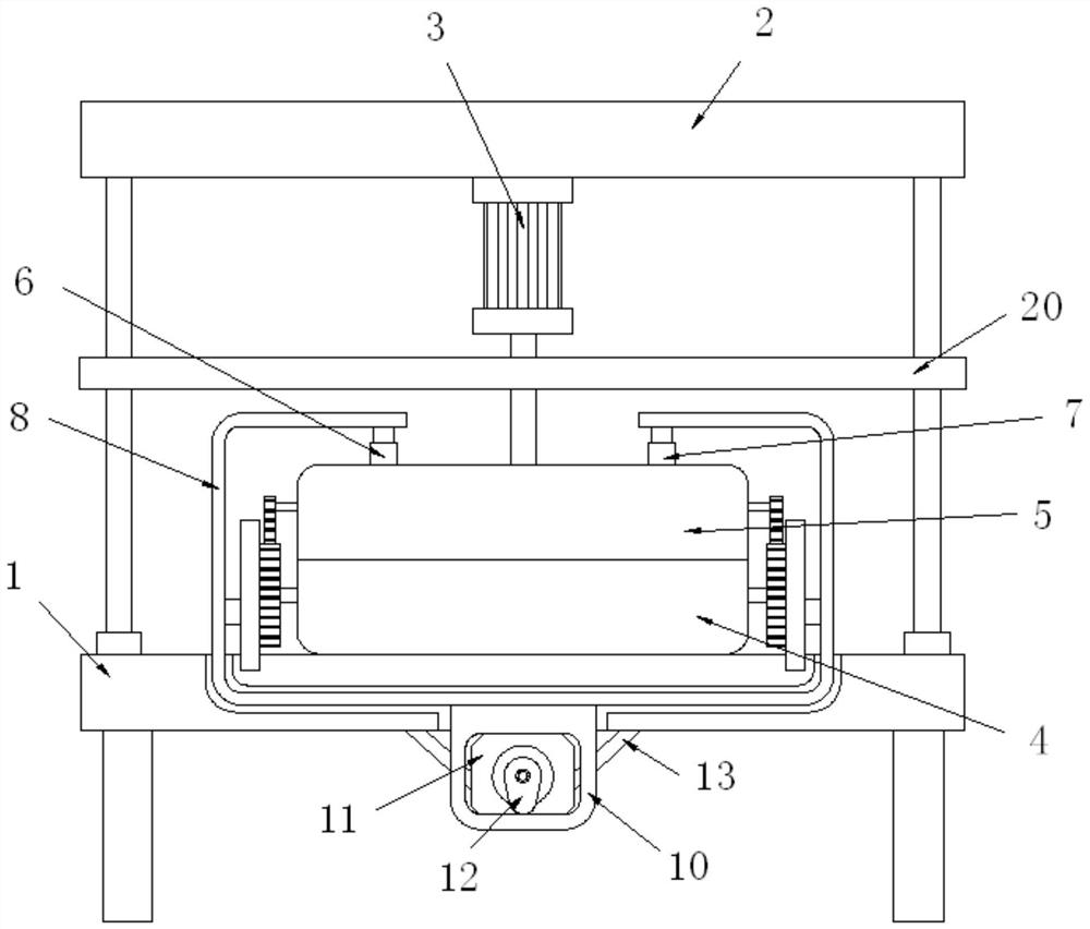 A pressurizing device for a riser