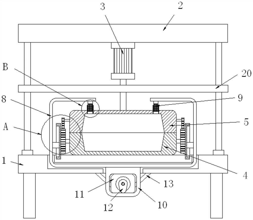 A pressurizing device for a riser