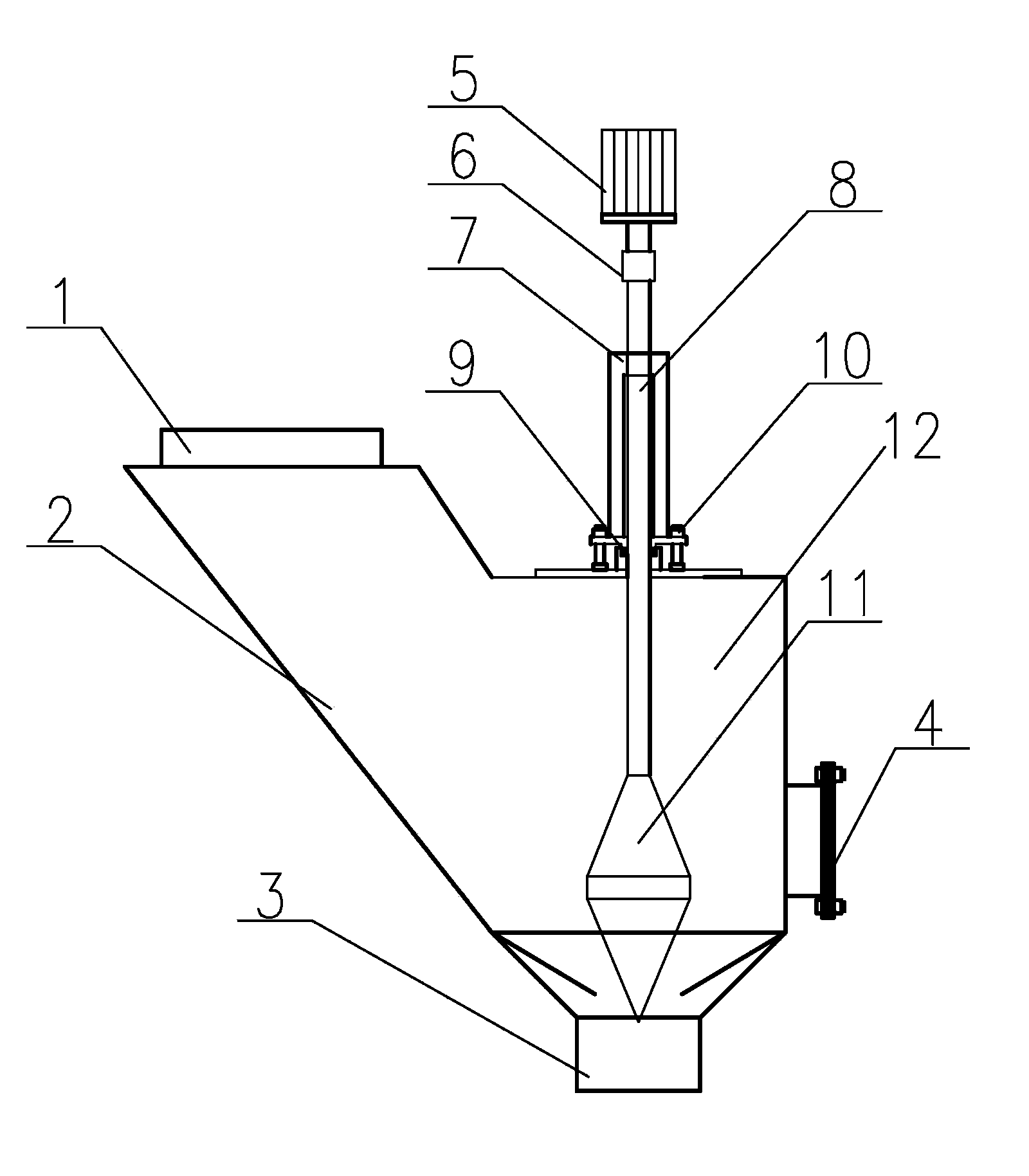 Blanking adjusting device of powder fixed hole and adjusting method of blanking adjusting device