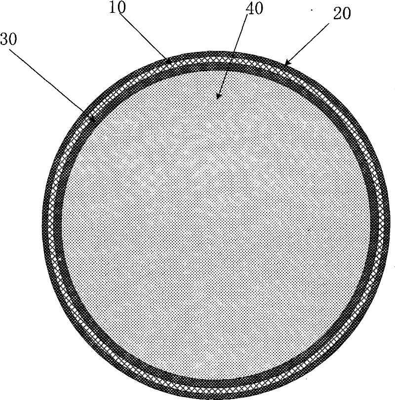 Hollow steel pipe and concrete column filled with sea sand concrete and making method thereof