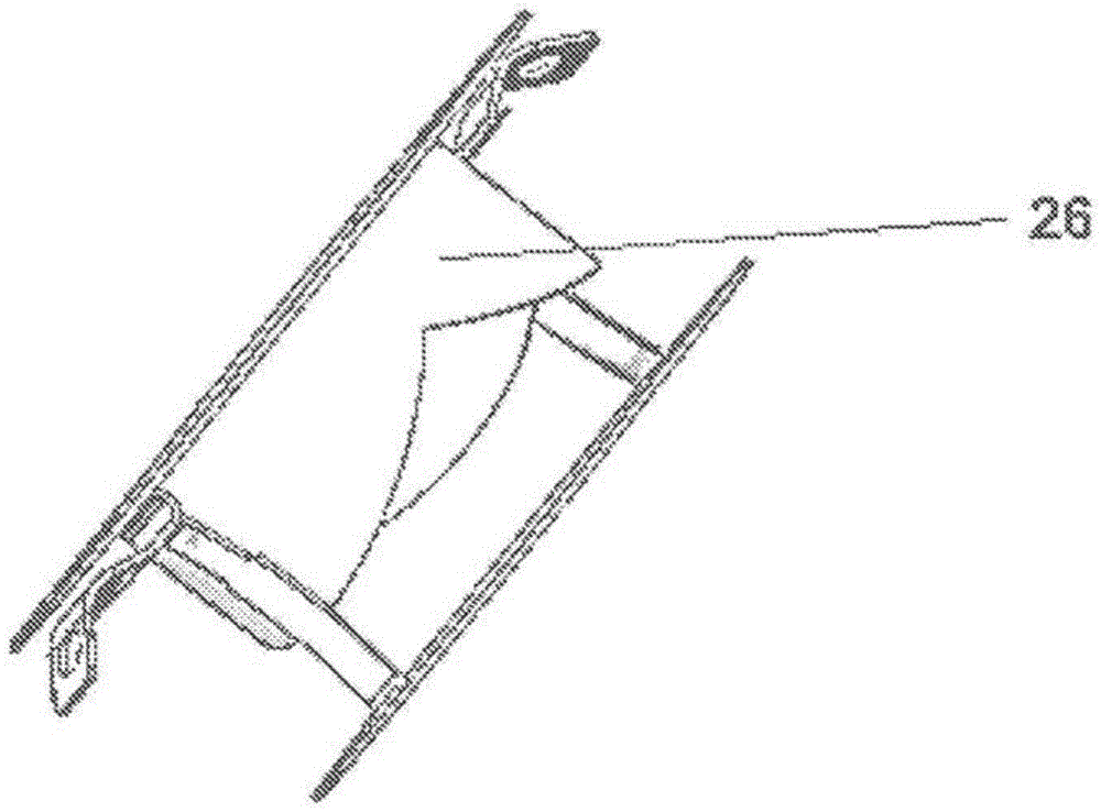 Cardiac valve support device fitted with valve leaflets