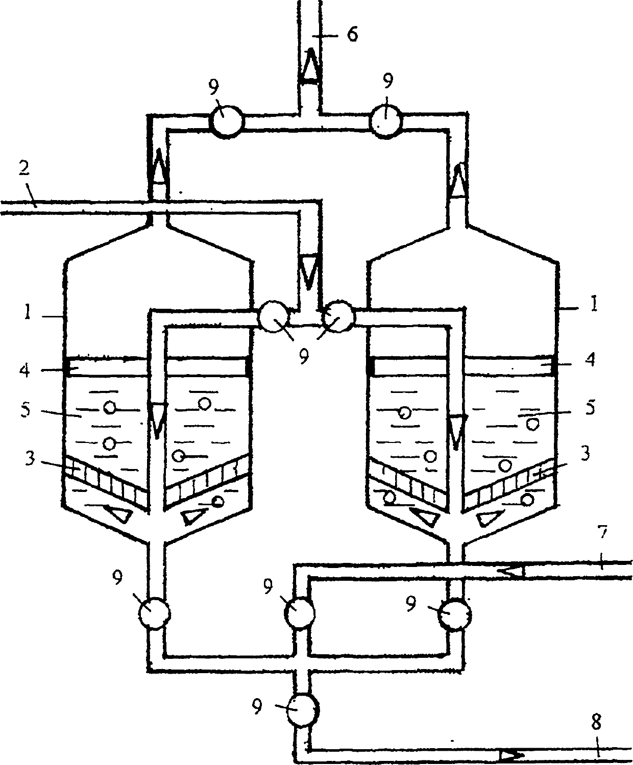 Coal-fired power plant flue gas sulfur dioxide catalytic desulfurization production and technical flow