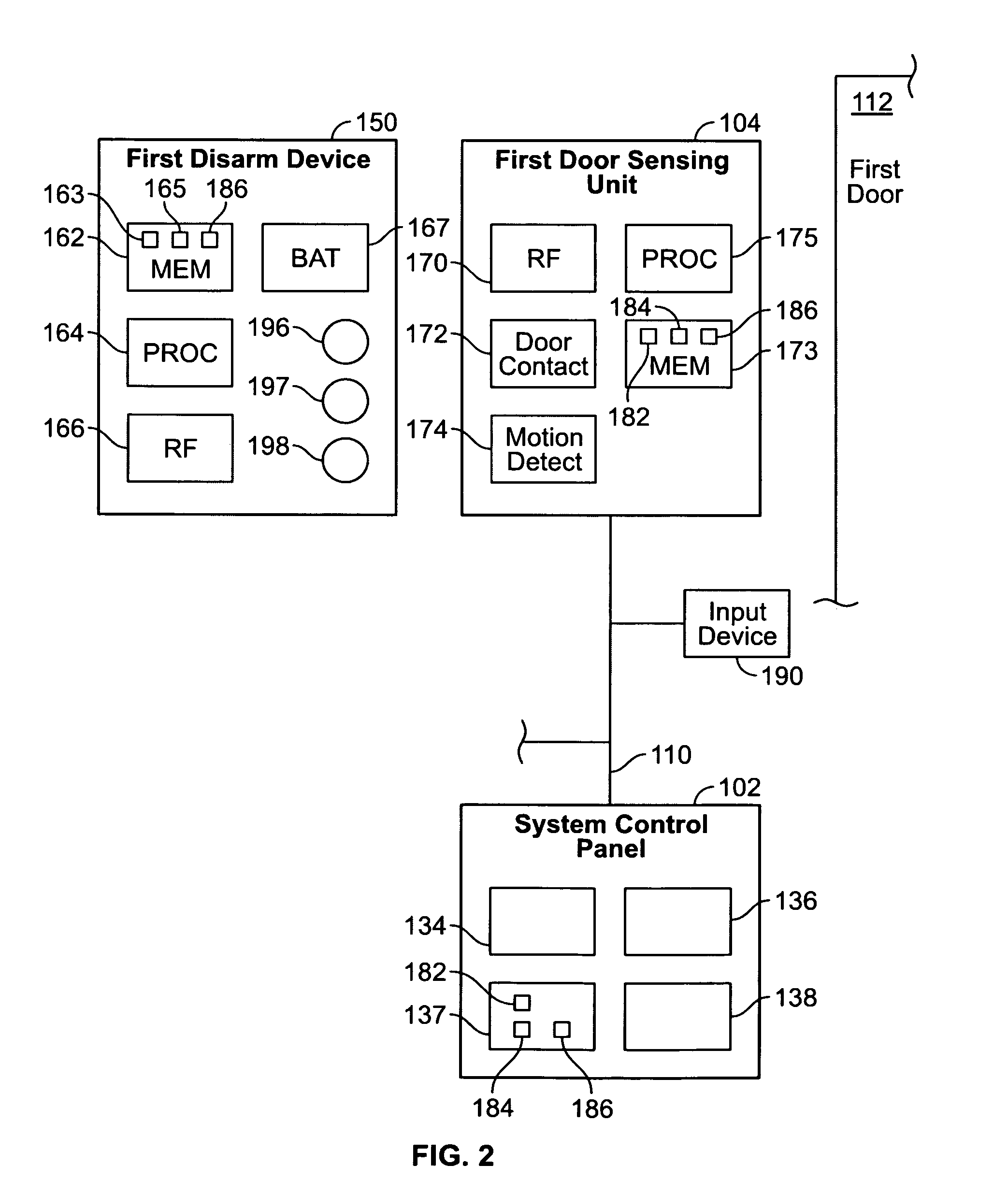 Method and apparatus for automatically disarming a security system