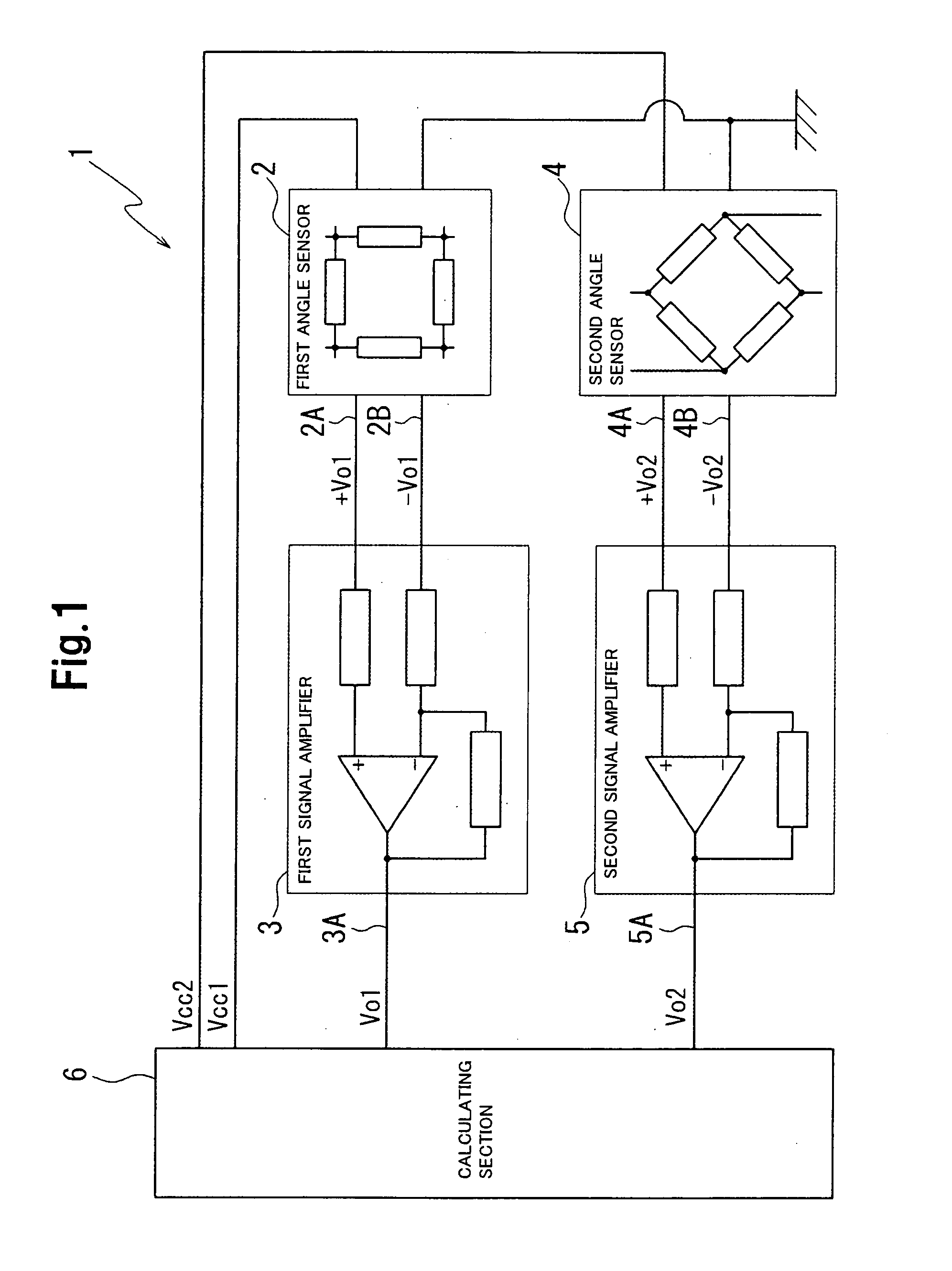 Rotational angle detecting device