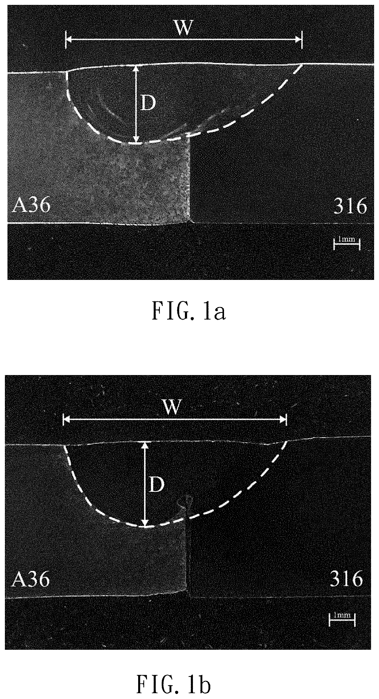 TIG Welding Flux for Dissimilar Steels