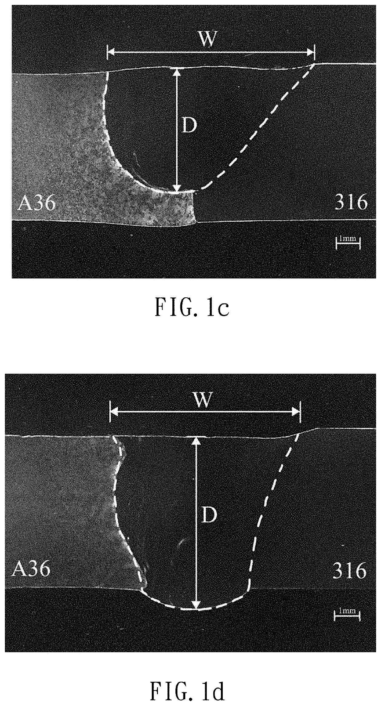 TIG Welding Flux for Dissimilar Steels