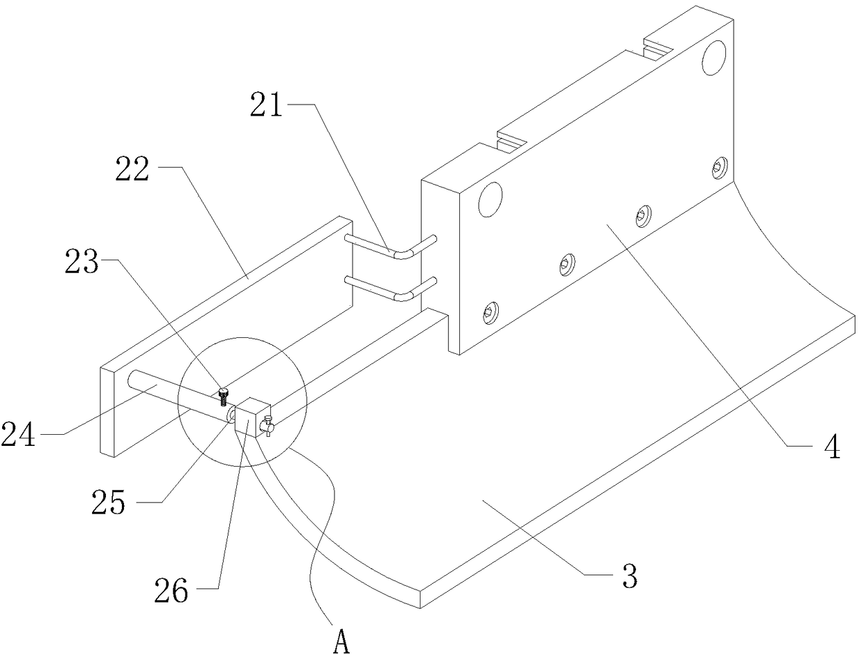 Blocking edge device for logistical-transport-tape type conveying machine