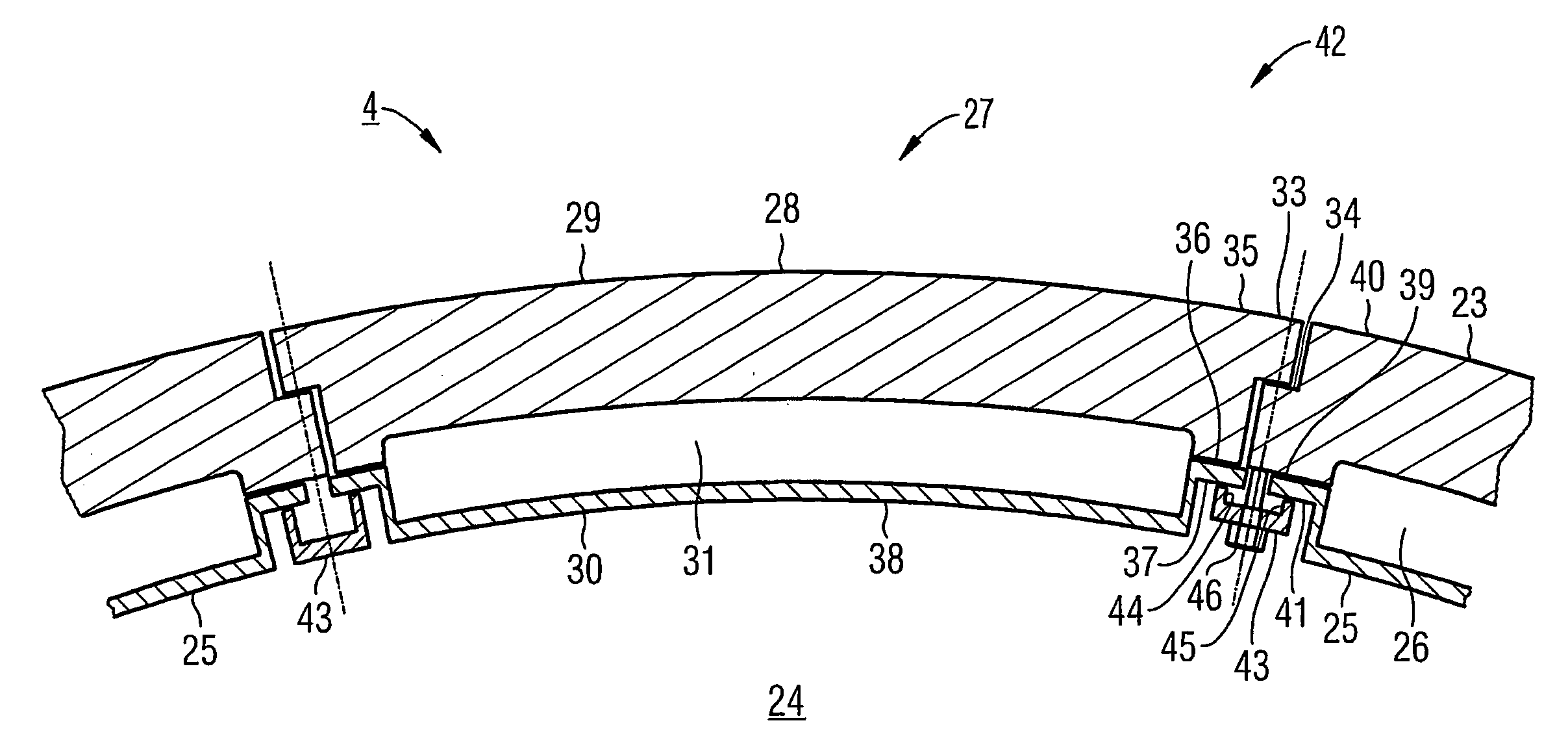 Gas turbine combustion chamber