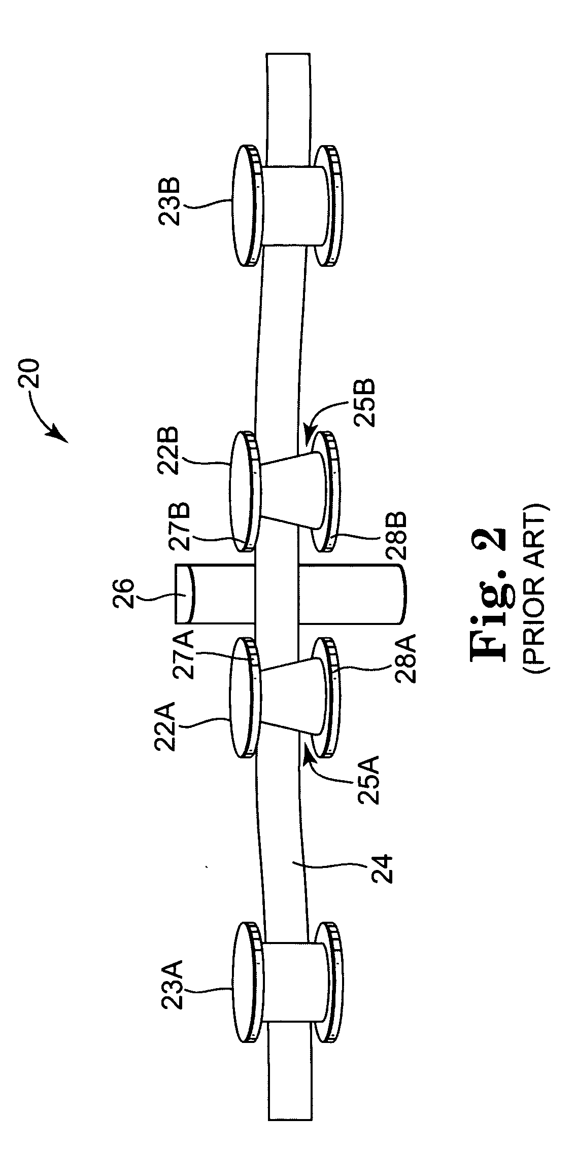 Data storage tape guiding systems using tapered guides