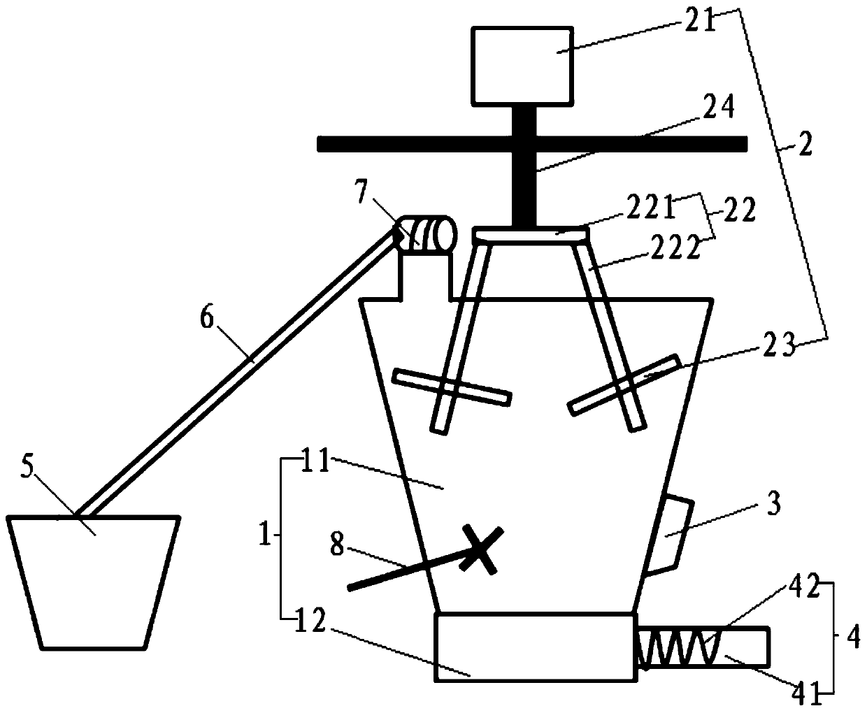 Polymer dispersing device