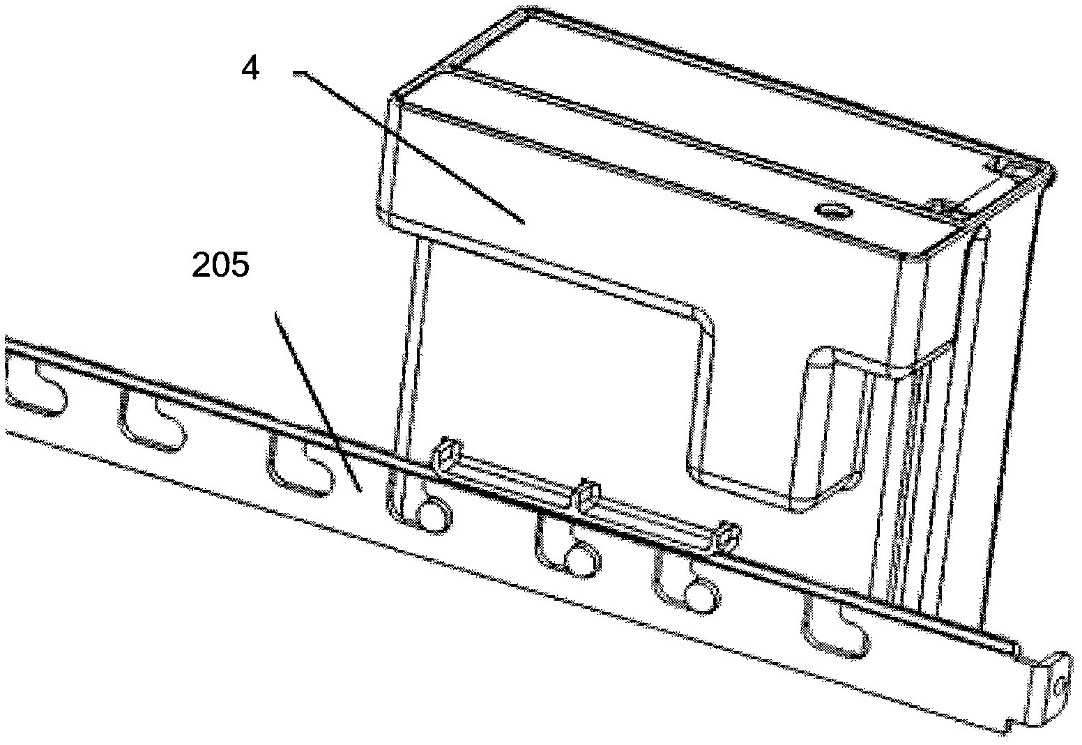 Box cover locking device