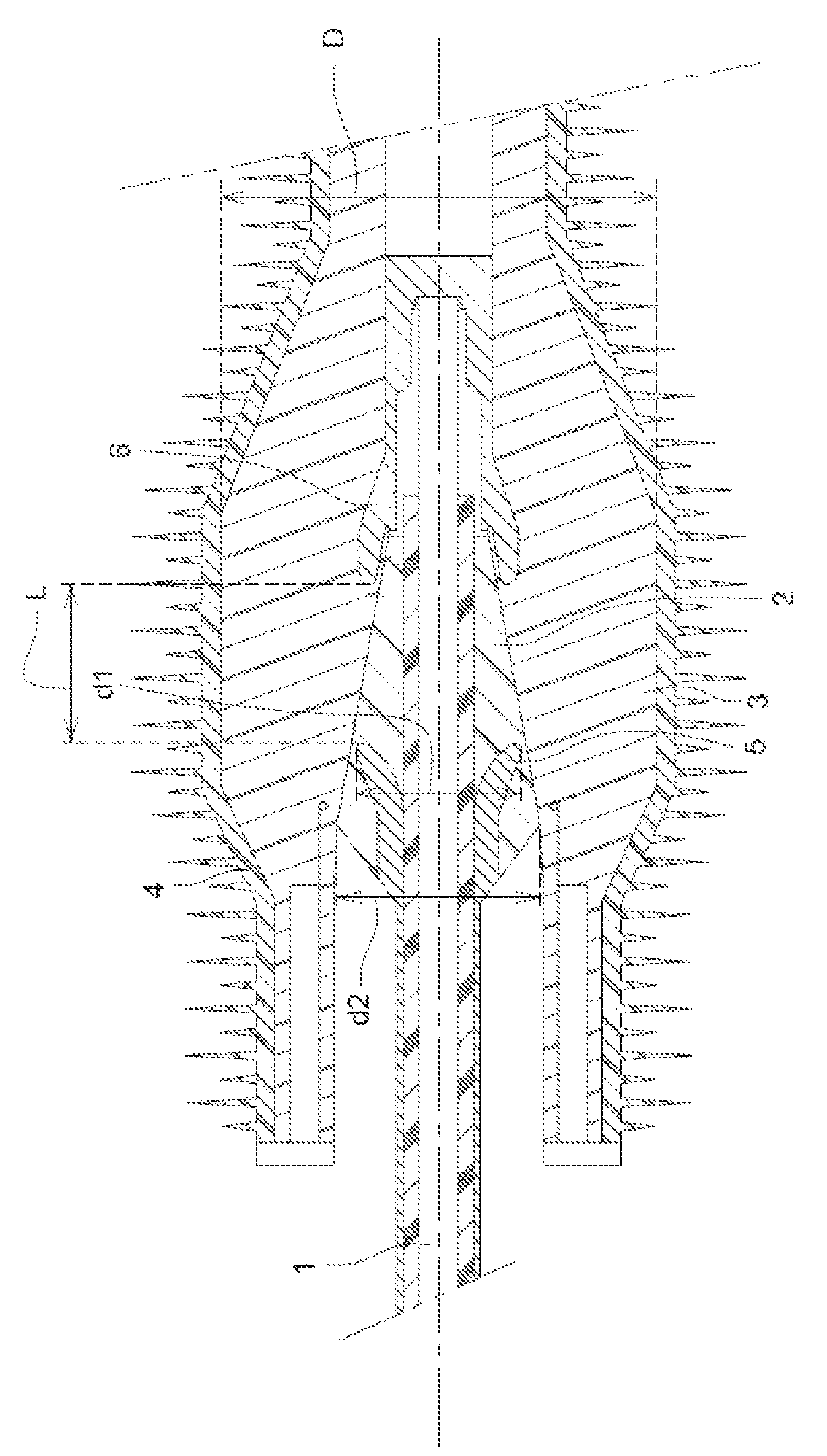 Electrical termination for extra high voltage