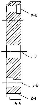 Special fixture for lathing arc-shaped portions of gear rings