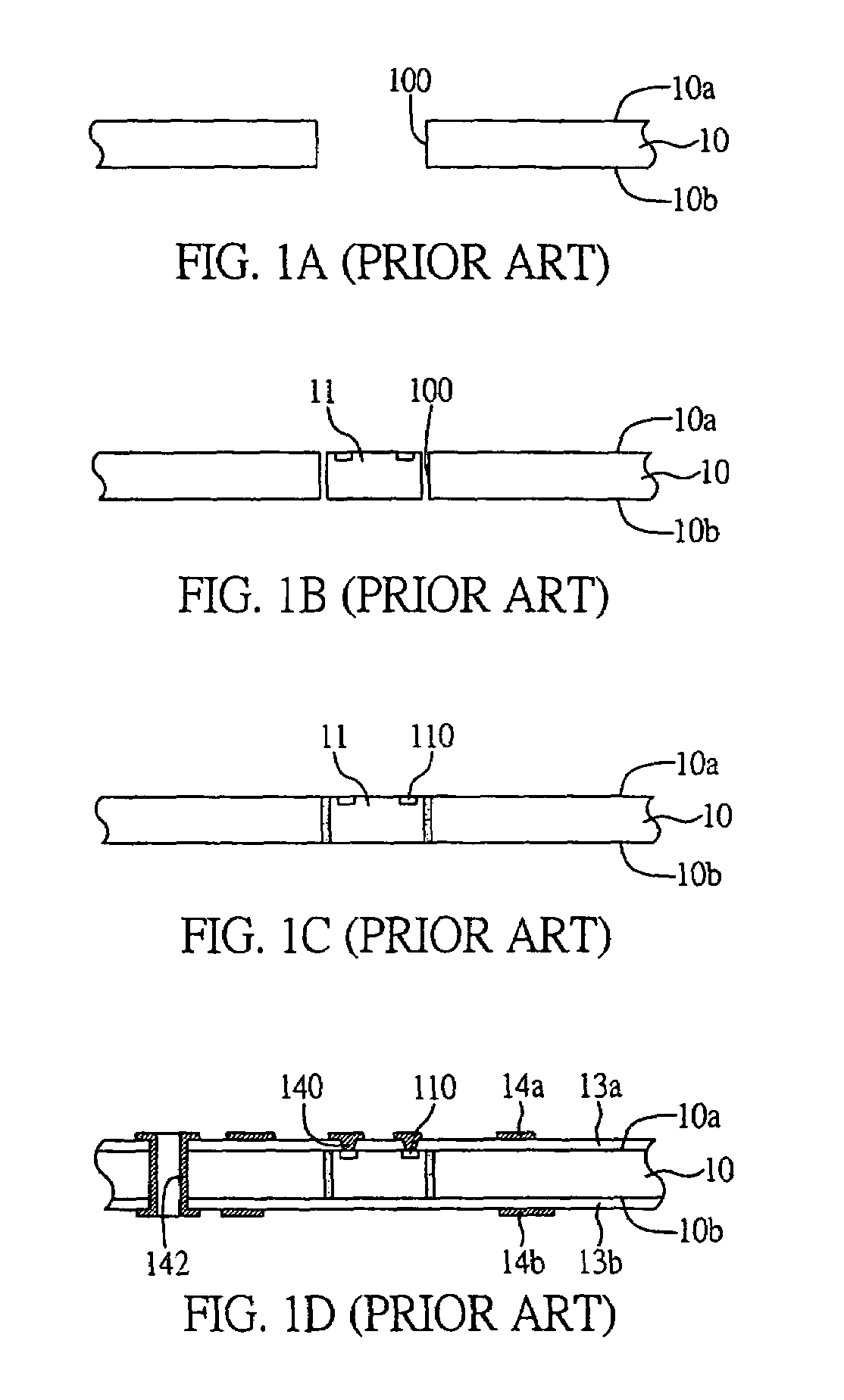 Carrier board structure with semiconductor chip embedded therein
