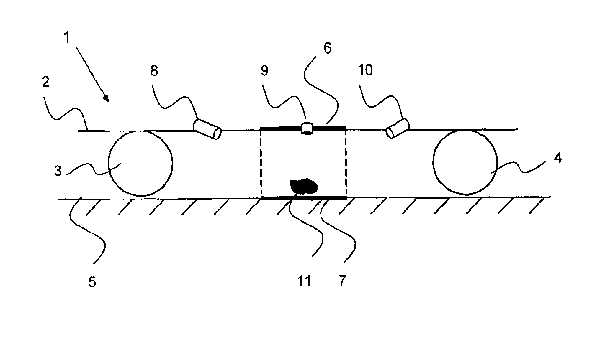 Measuring a temperature during contactless transmission of energy