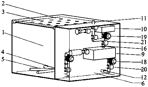 Space station vegetable aeroponics system