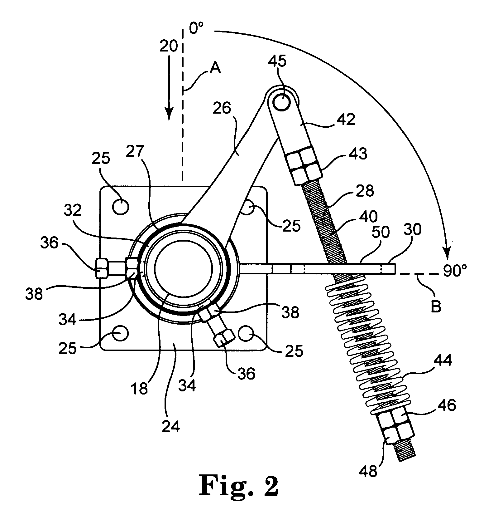 Belt scraper tensioning assembly