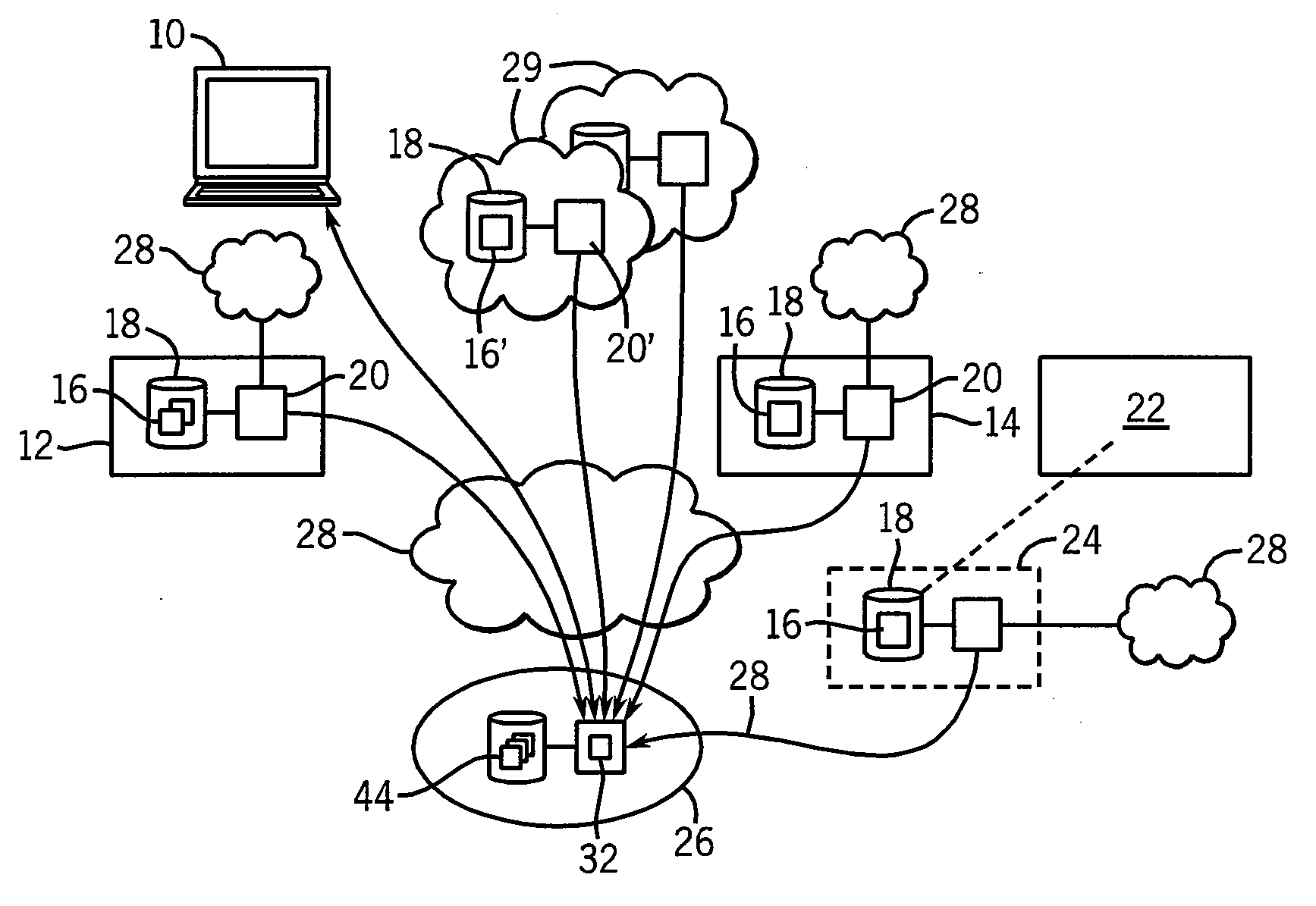 Method and apparatus for accommodating diverse healthcare record centers