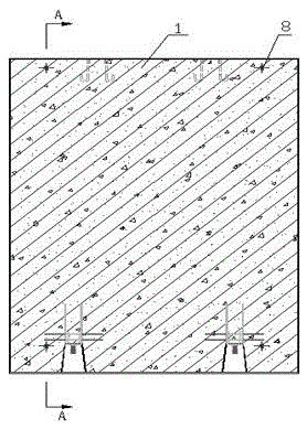 Exterior wall cladding connecting device and construction method