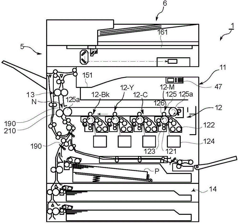 Developing device, image forming apparatus and toner concentration detecting method