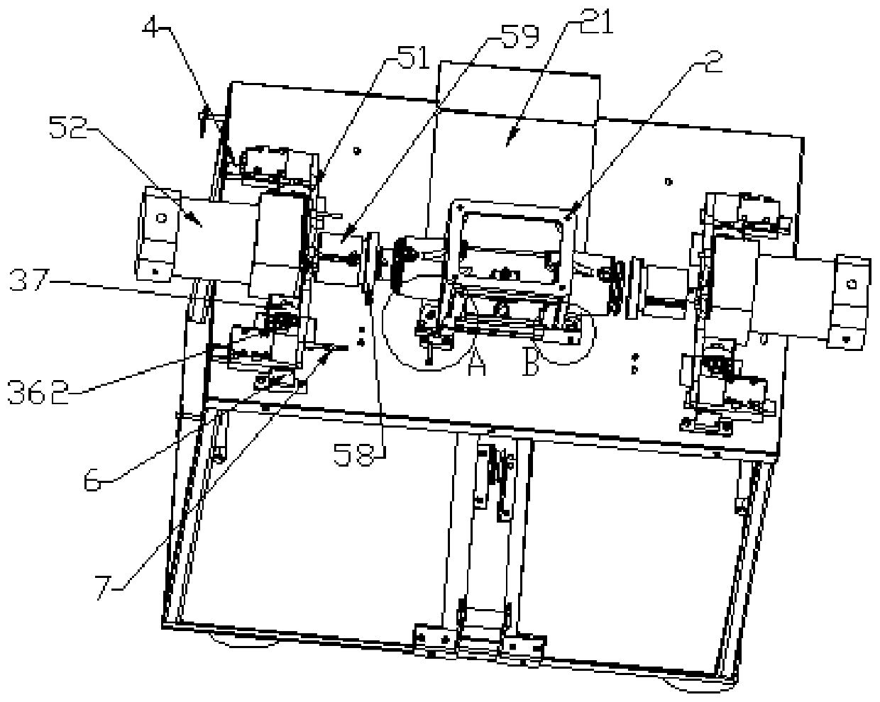 Adjustable-core bidirectional mounting and spinning device