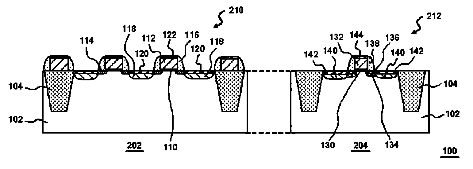 Semiconductor device where logic region and DRAM are formed on same substrate