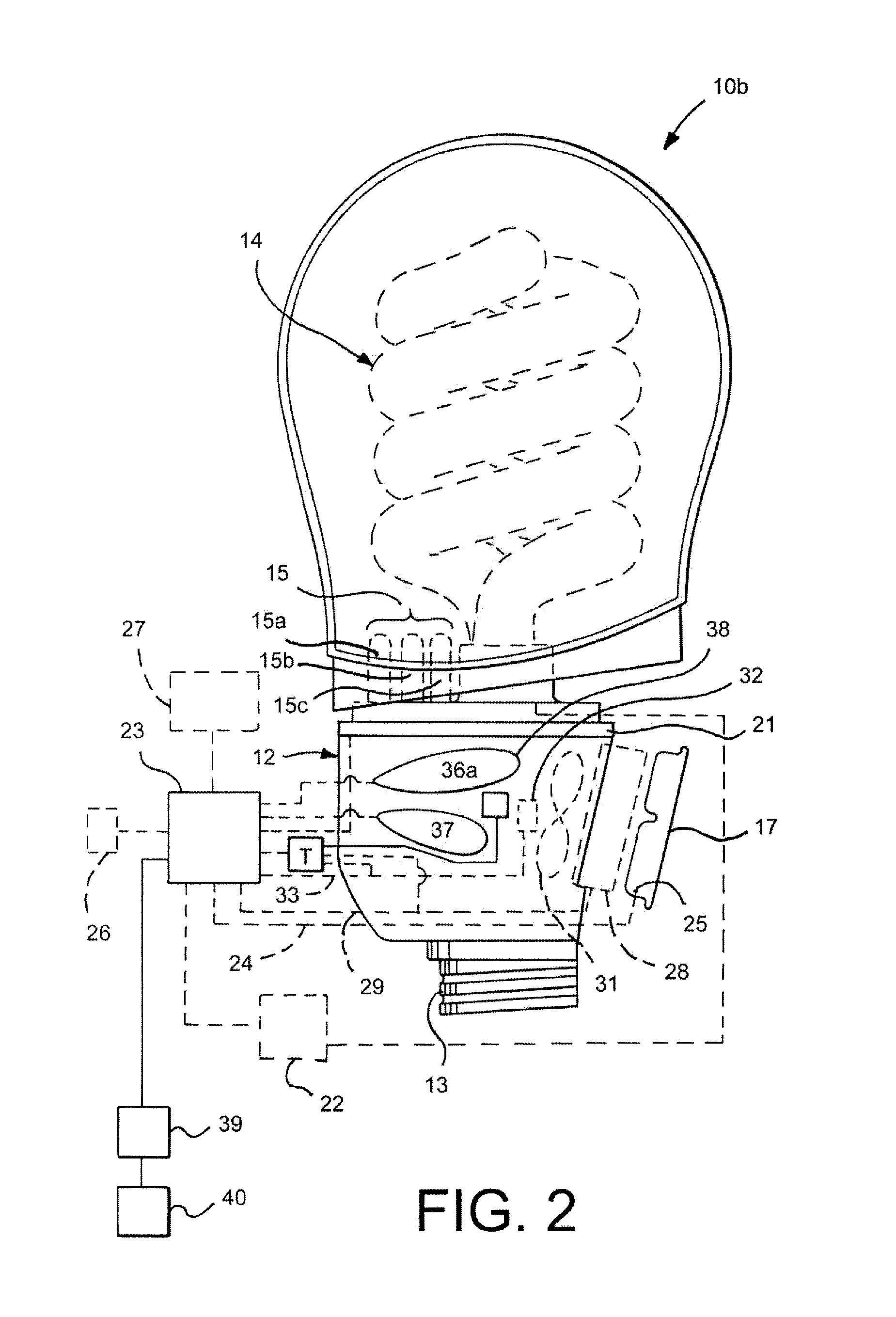 Combination light device with insect control ingredient emission