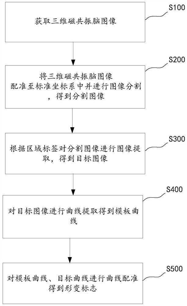 Brain image processing method, electronic equipment and computer readable storage medium