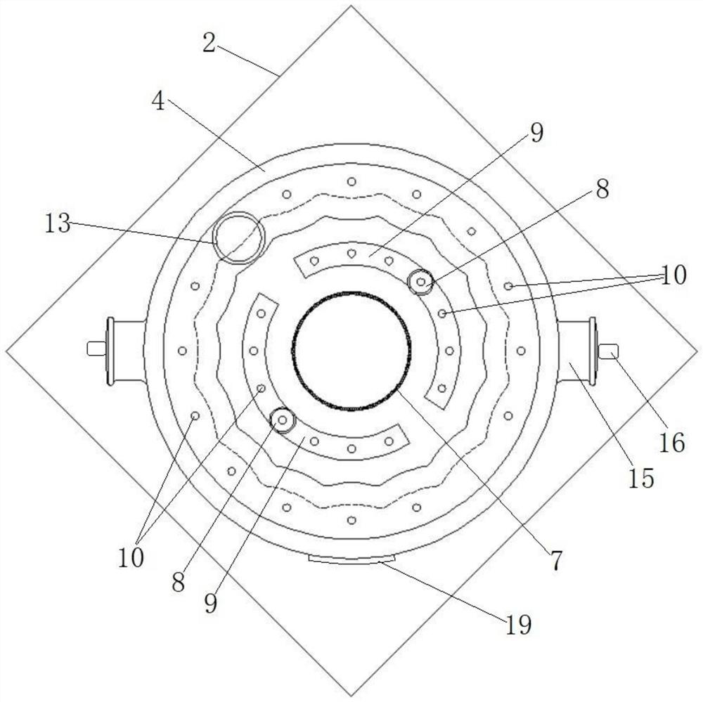 Modeling structure and casting method for manufacturing large floating type ingot mold