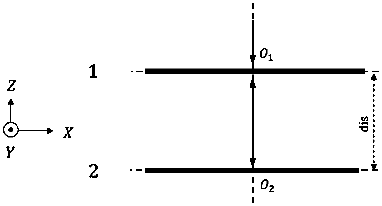 Three-plane reference mirror flatness absolute measurement method based on small deflection