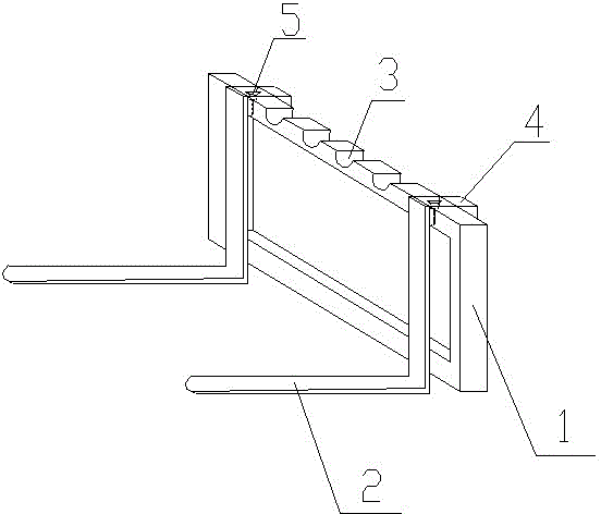 Fork moving structure of forklift