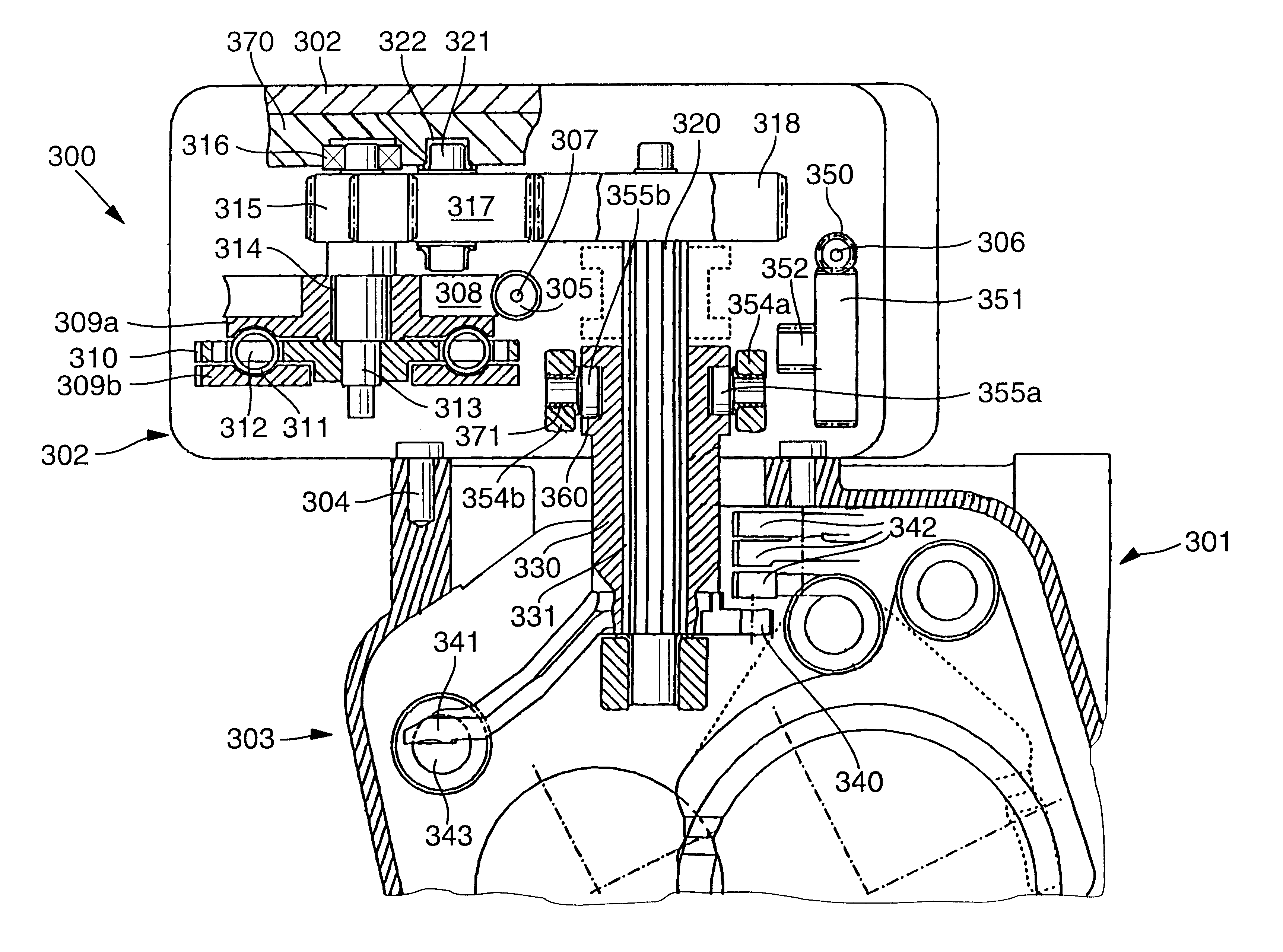 Actuating apparatus for automated constituents of power trains in motor vehicles