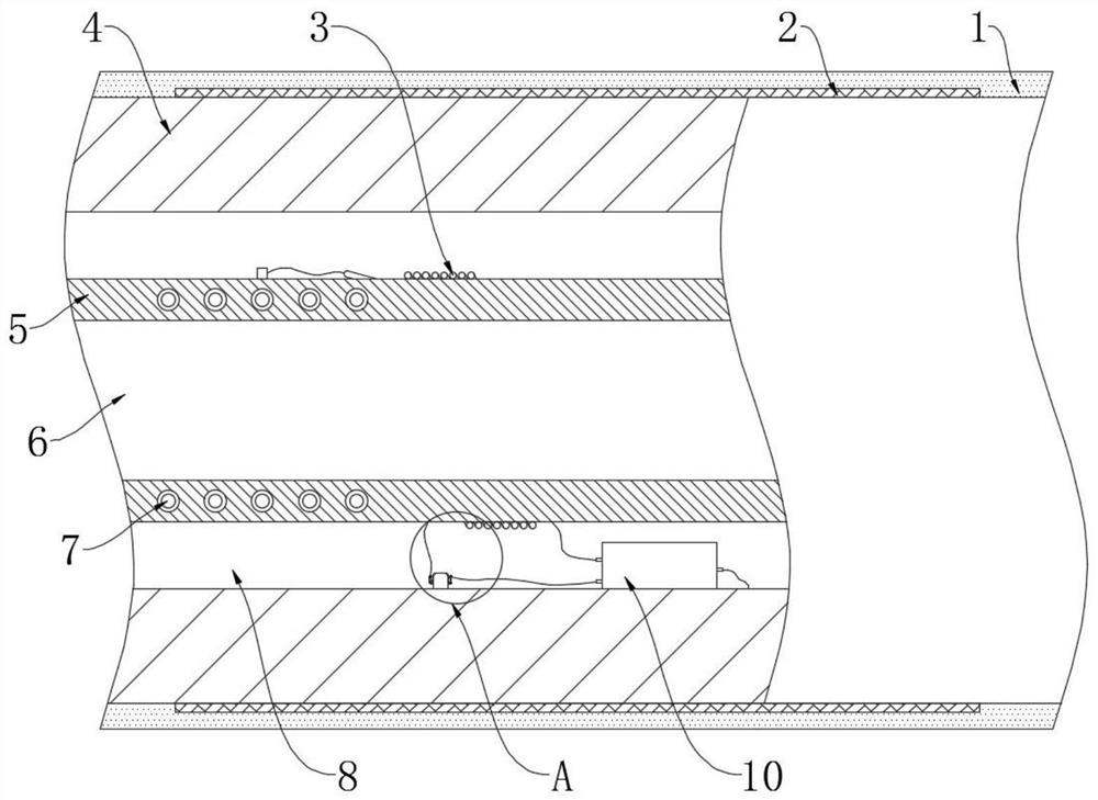 Protective sleeve for power cable through water