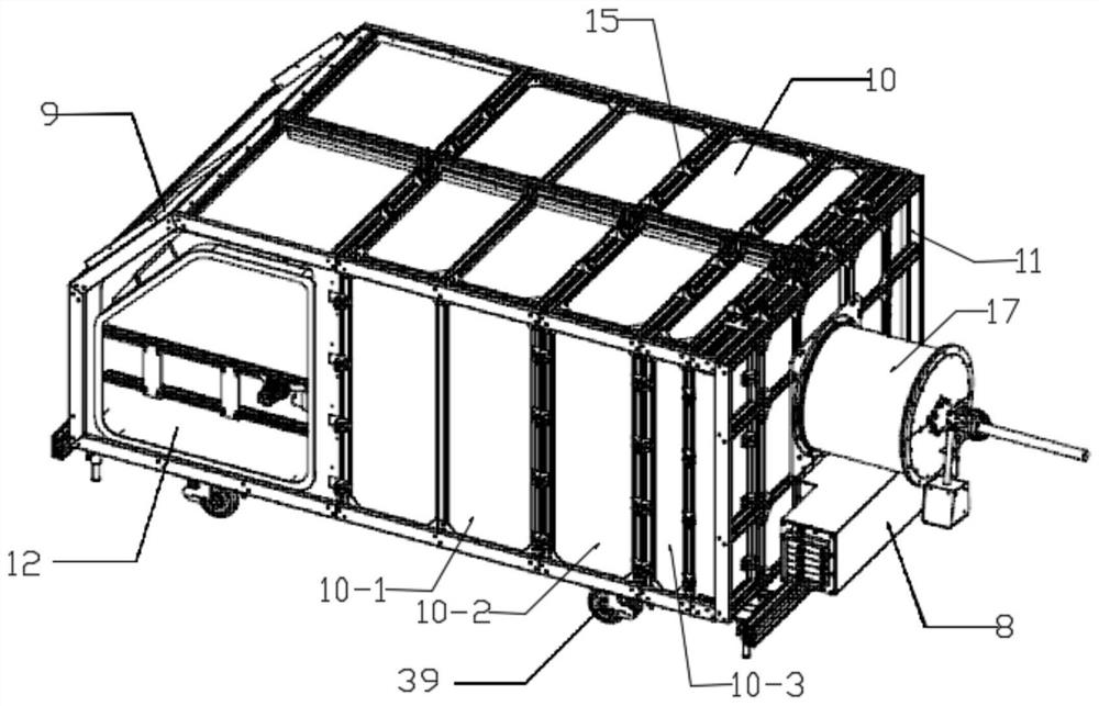 Vehicle door for performance verification and vehicle cabin verification platform