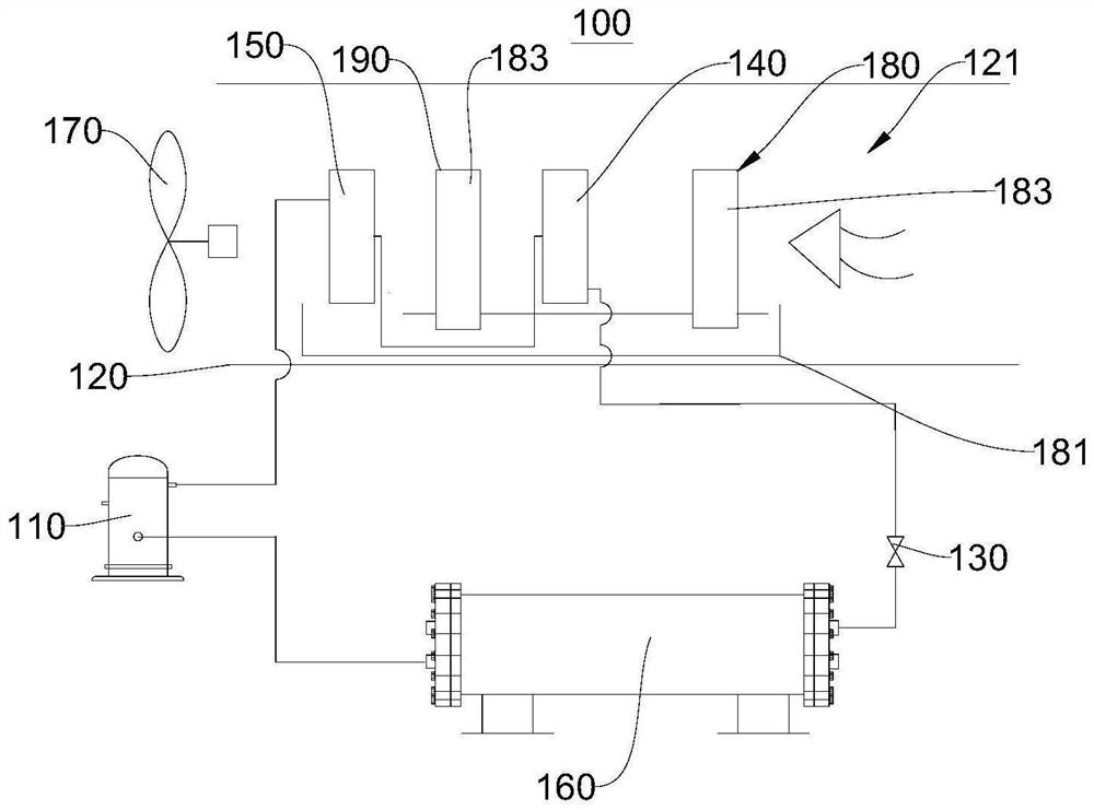 Evaporative cooling type air conditioning unit and control method