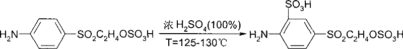 Preparation method of para-(beta-Ethyl Sulfonyl Sulfate) aniline sulfonic acid