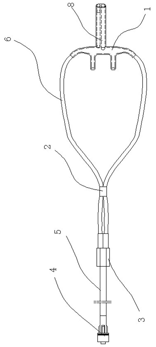 Disposable oral-nasal oxygen tube