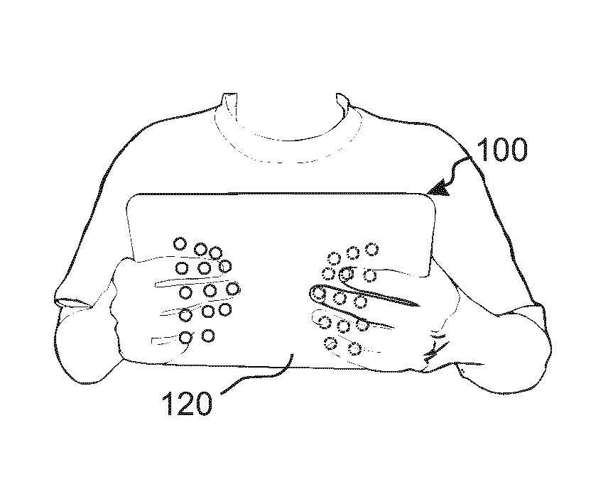Method and device for typing on mobile computing devices