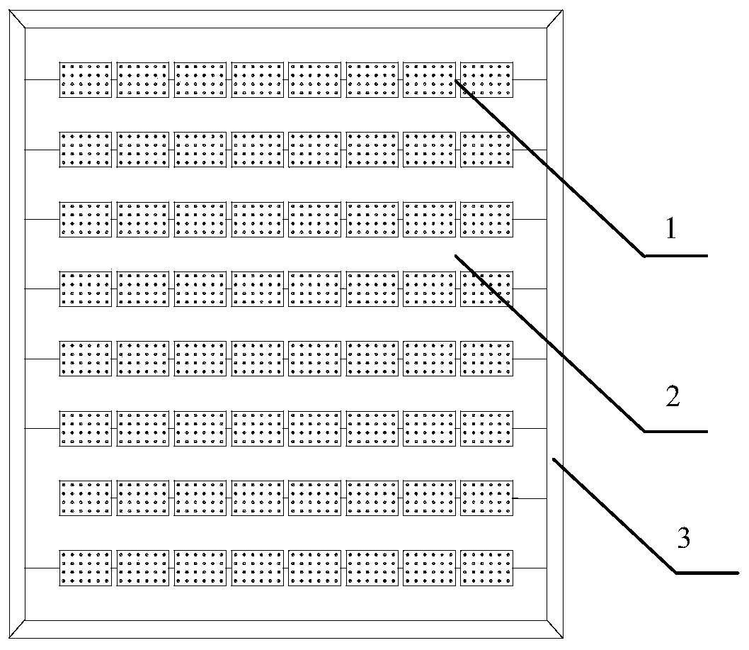 Rice-fish-frog co-culture pond planting and breeding system and breeding method