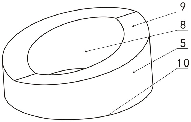 Non-contact rotary potentiometer based on light refraction principle