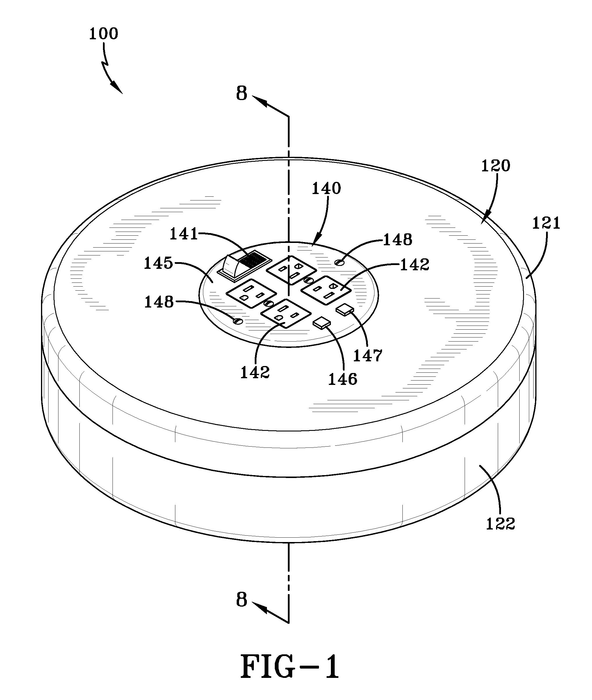 Circular self-powered magnetic generator