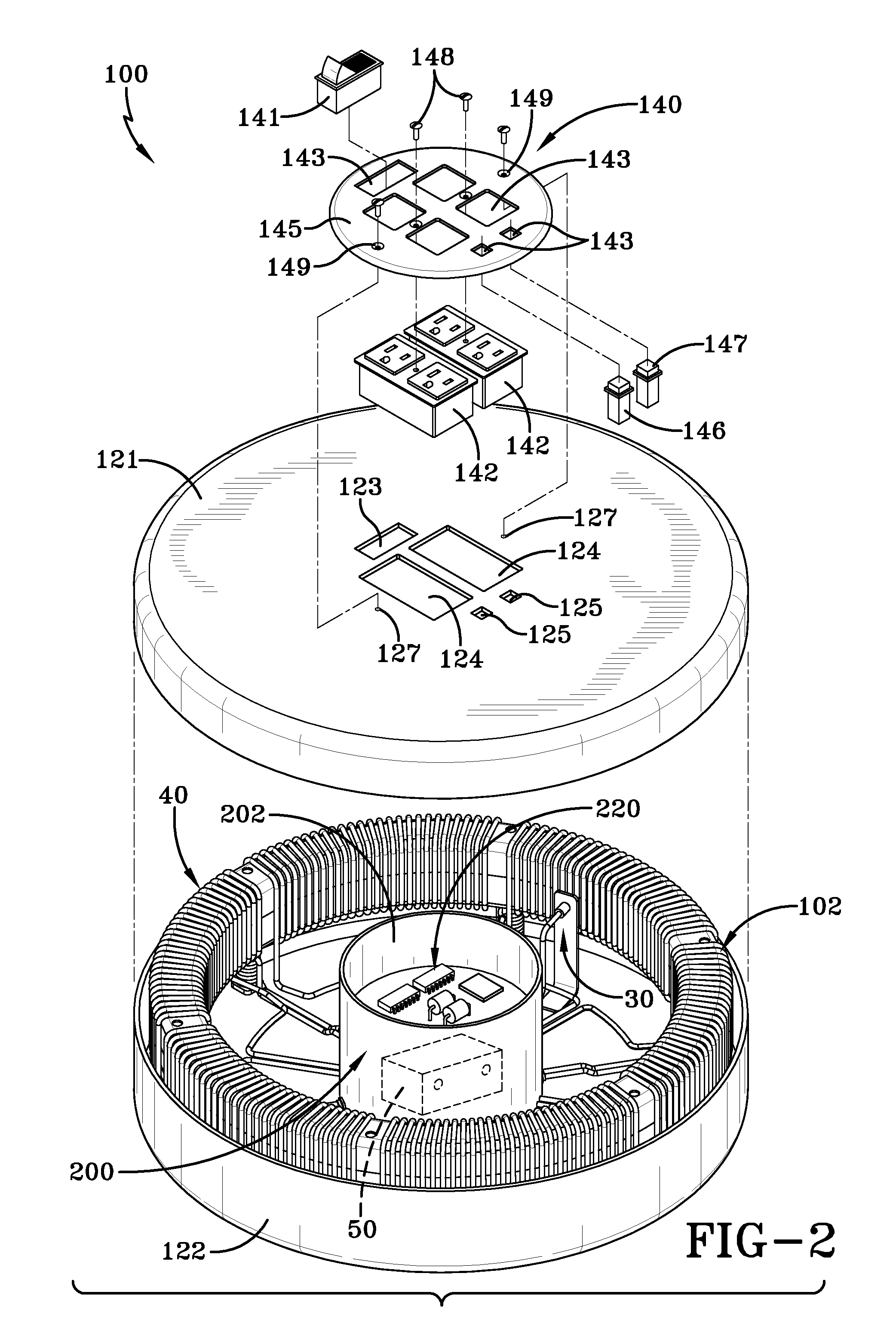 Circular self-powered magnetic generator