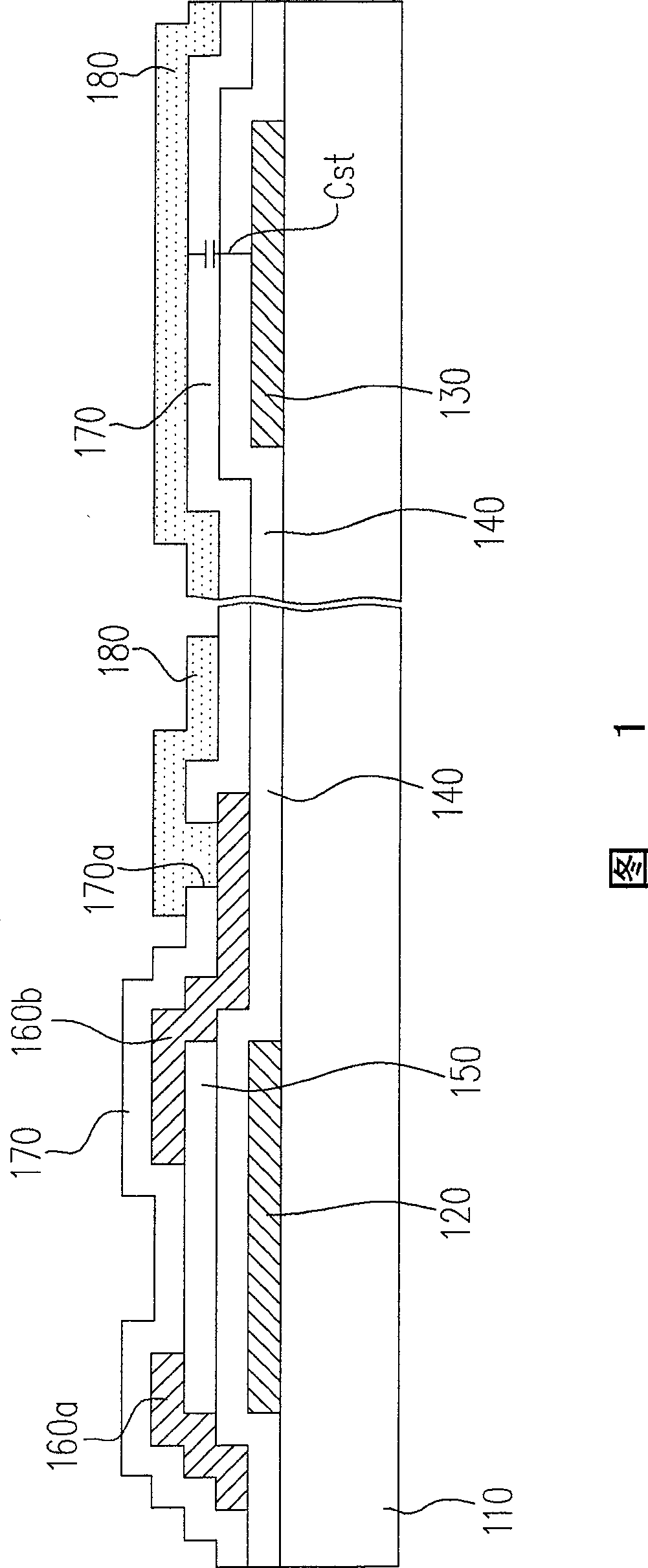 Pixel structure and manufacturing method therefor
