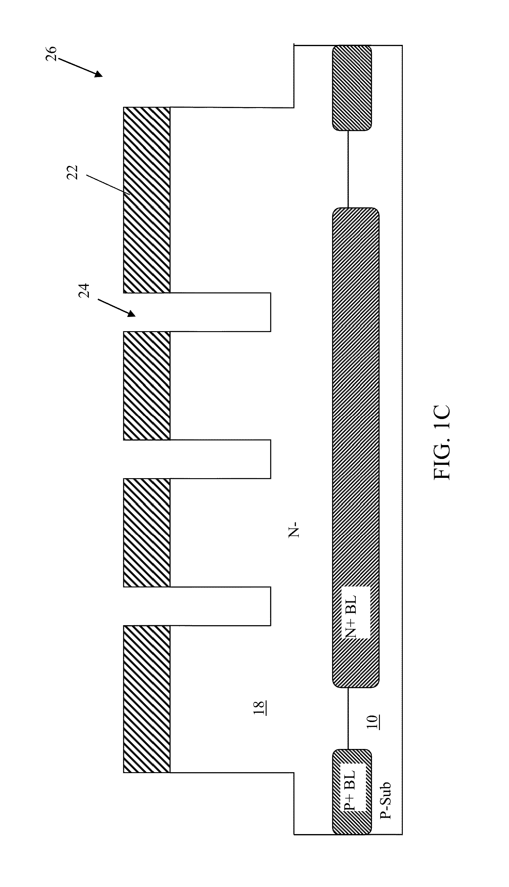 Lateral PNP Bipolar Transistor with Narrow Trench Emitter