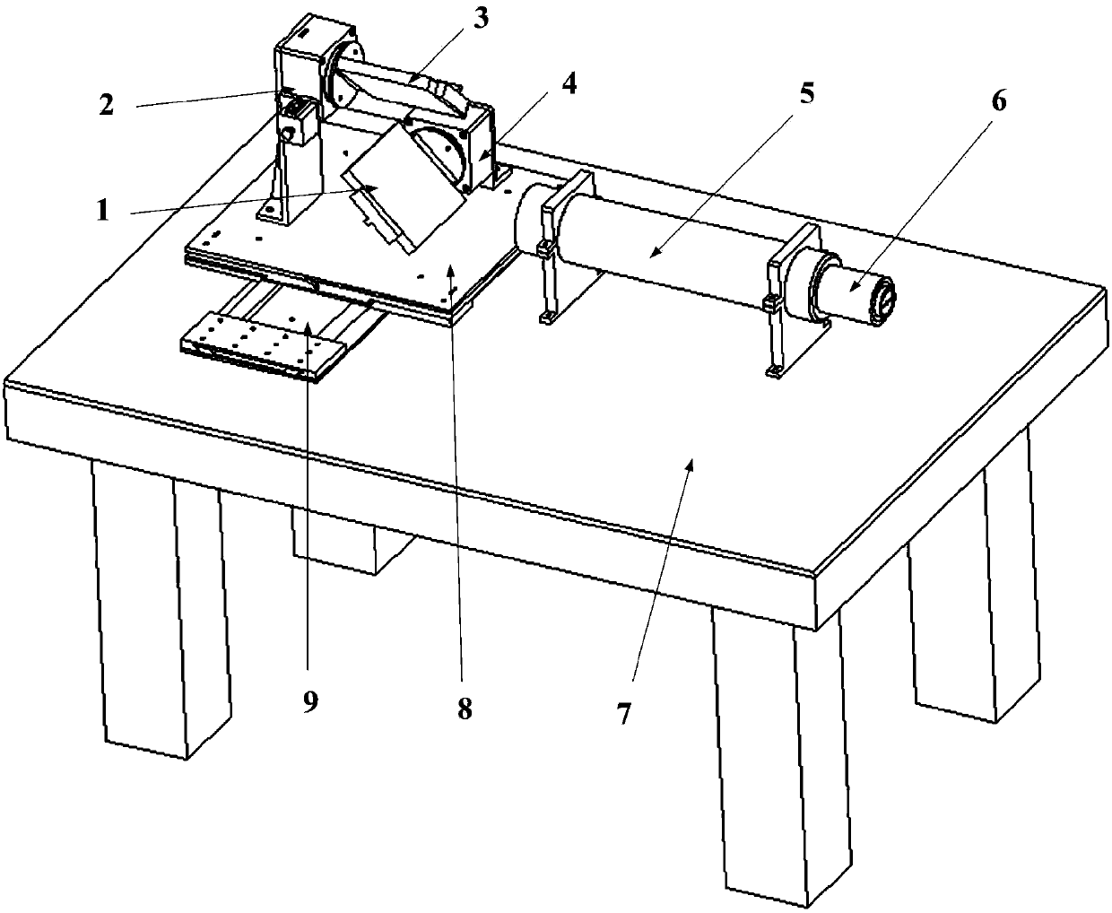 Full-digital type small-rate sight object angle testing equipment