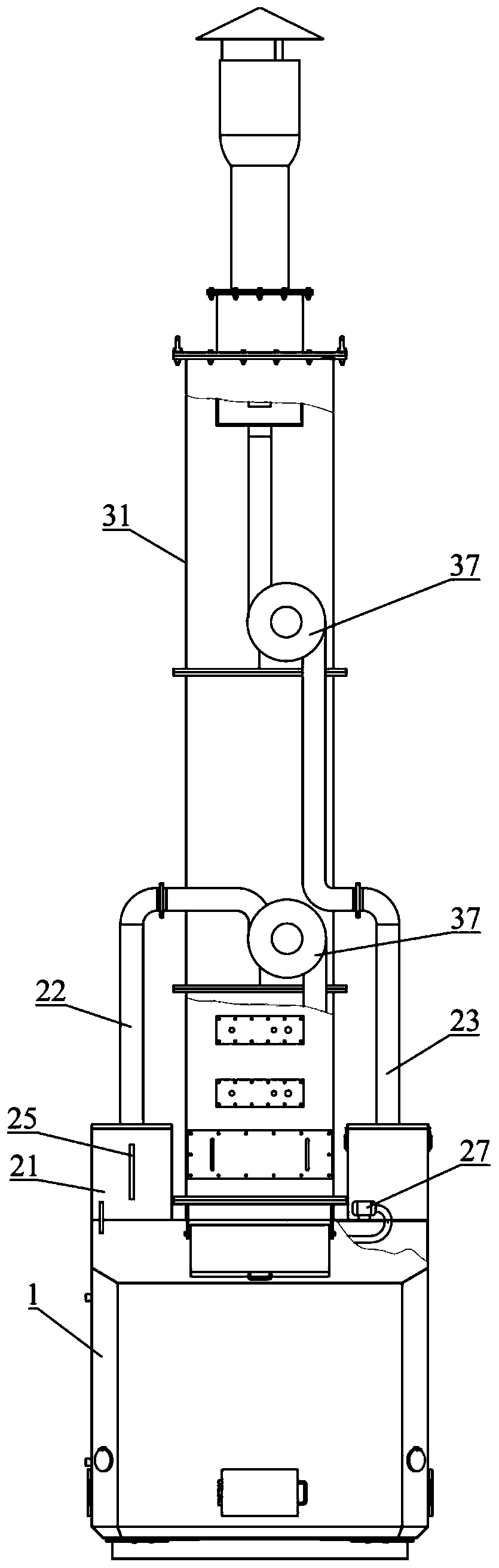 Garbage mineralization treatment device