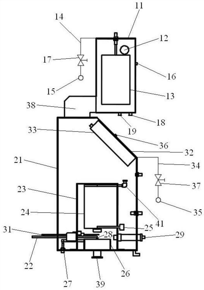 Combustible gas treatment device